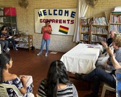 Peetouders Ingrid en Marc bezoeken Bolivia