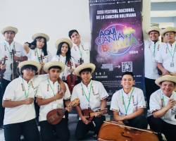De eerste plaats op het muziekfestival in Oruro!