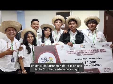 De eerste plaats op het muziekfestival in Oruro!