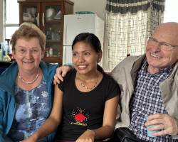 Les parrains Ingrid et Marc visitent la Bolivie