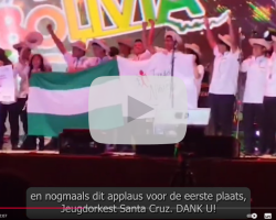 La première place au festival de musique de Oruro !